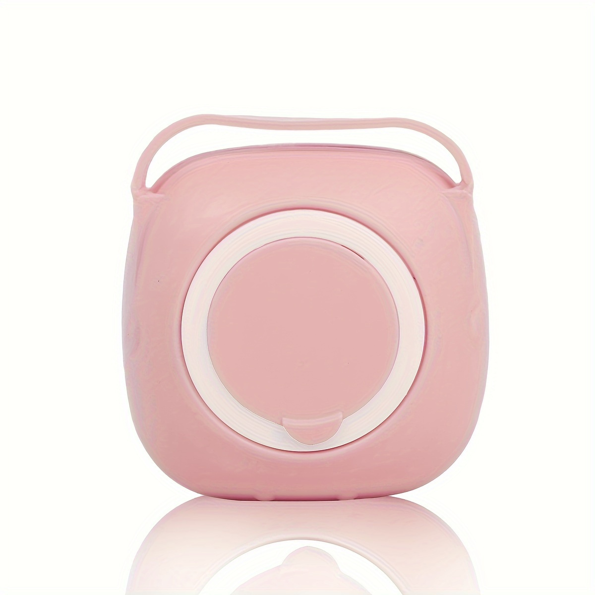 Silicone Bath Brush with Built-In Soap Dispenser, Gentle Cleaning